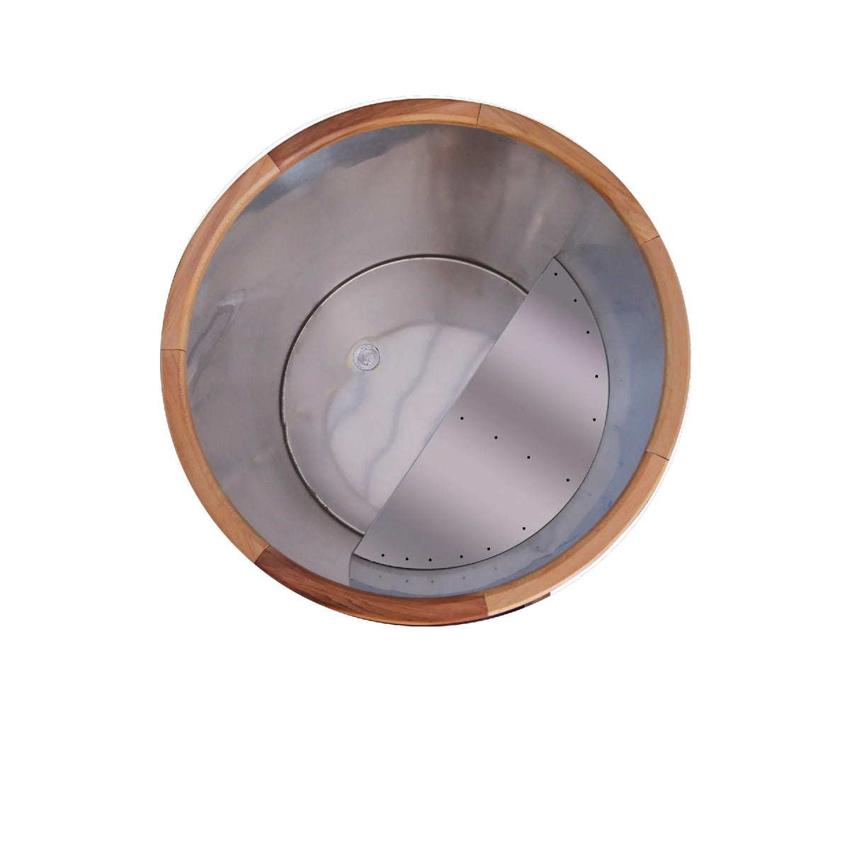 Alder Cairn Cedar & Steel Cold Plunge Barrel — product image 6