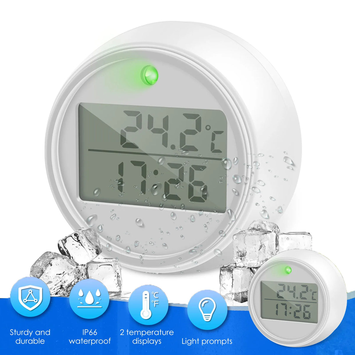 Alder Gauge Digital Ice Bath Thermometer & Timer — product image 4